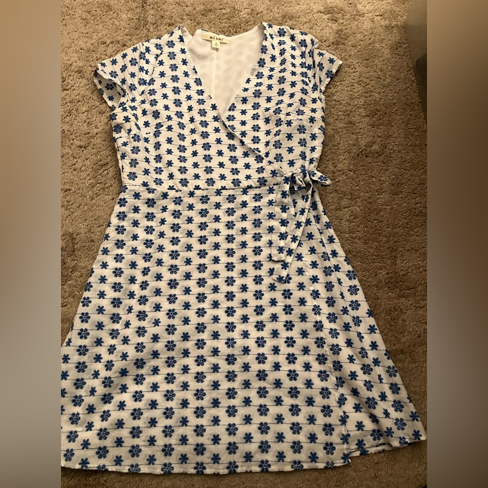 Miami Blue Floral Dress